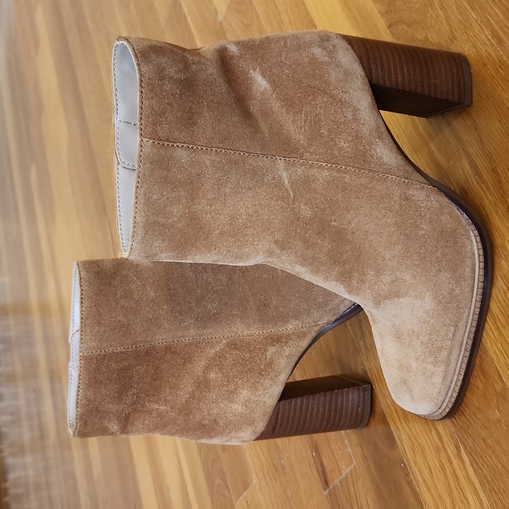 Diba True Brown Suede Heeled Boots